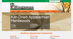Desktop Screenshot of bingamanlumber.com
